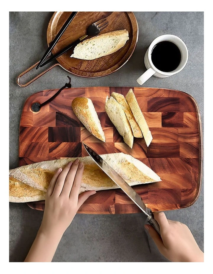 Premium Acacia Cutting Board 40x28cm in Brown image 4
