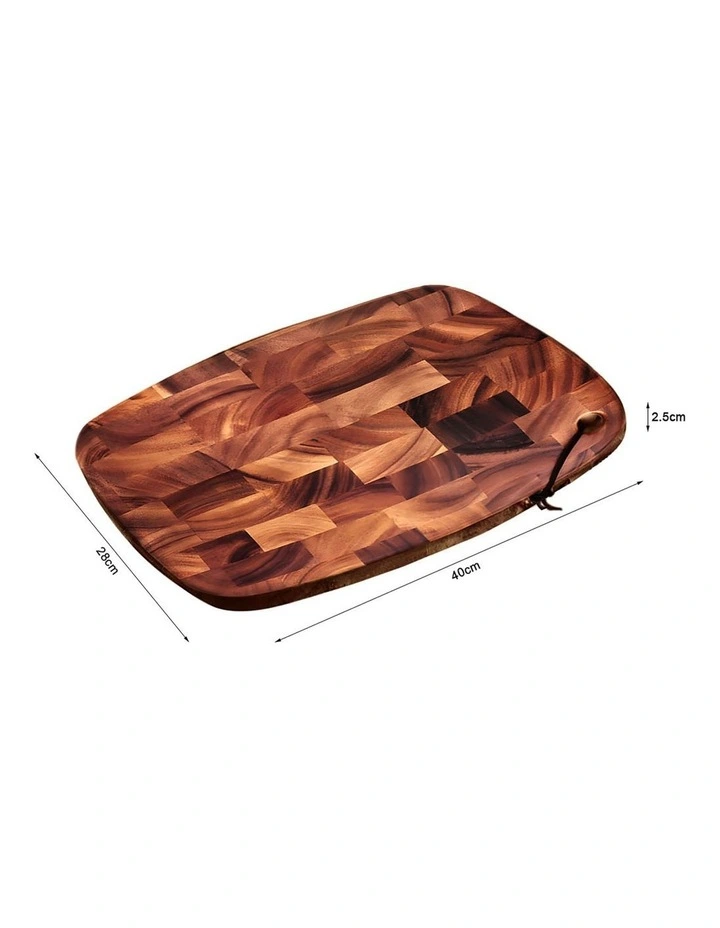 Premium Acacia Cutting Board 40x28cm in Brown image 5