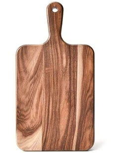 Acacia Wooden Cutting Board 32x17.5x1.5cm in Natural