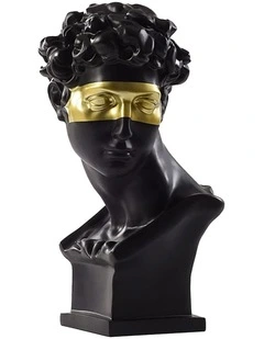 Resin Bust Sculpture 56cm in Black