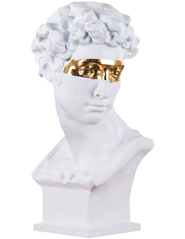 Resin Bust Sculpture 56cm in White image 1