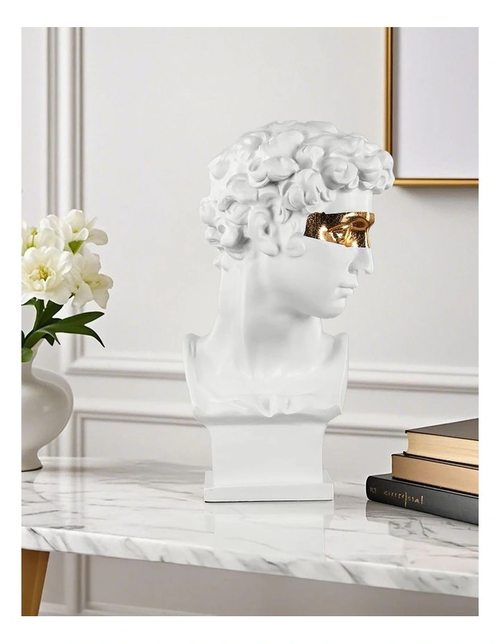 Resin Bust Sculpture 56cm in White image 4
