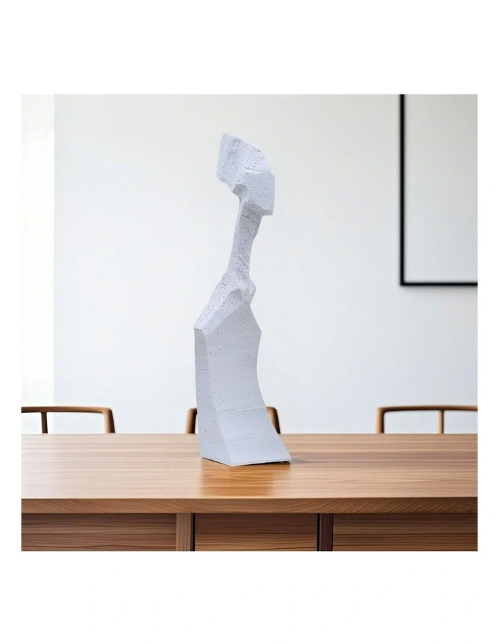 Resin Sculpture 40cm in White image 2