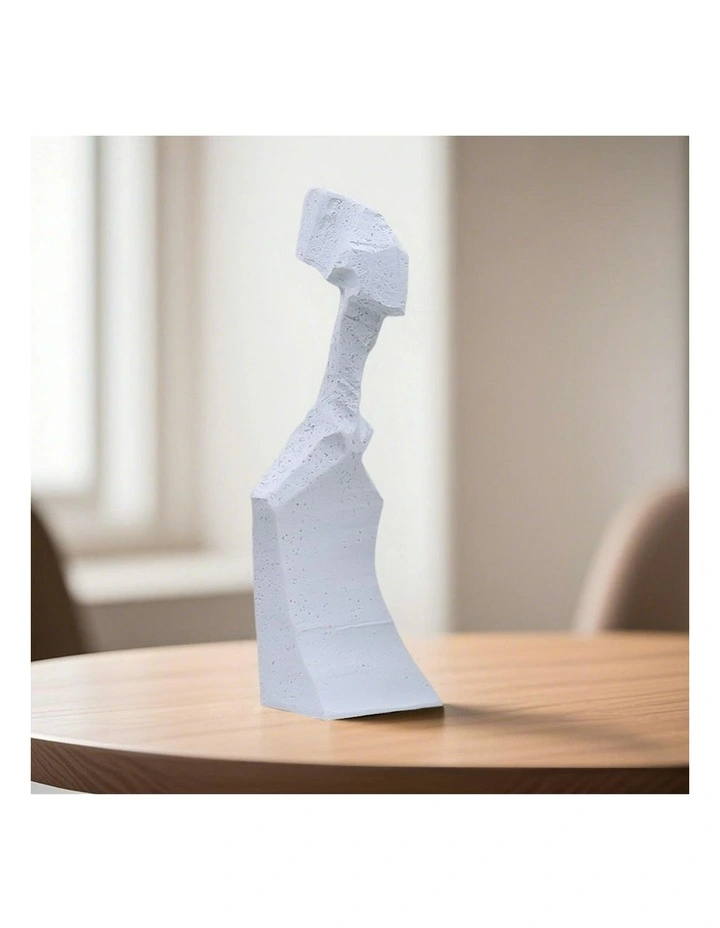 Resin Sculpture 40cm in White image 3