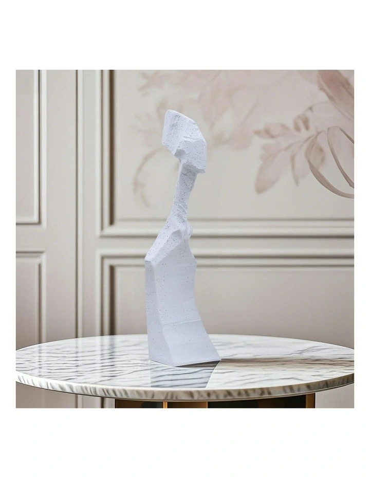 Resin Sculpture 40cm in White image 4