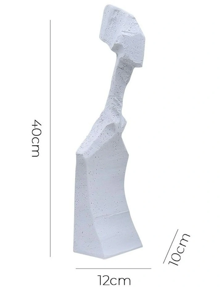 Resin Sculpture 40cm in White image 5