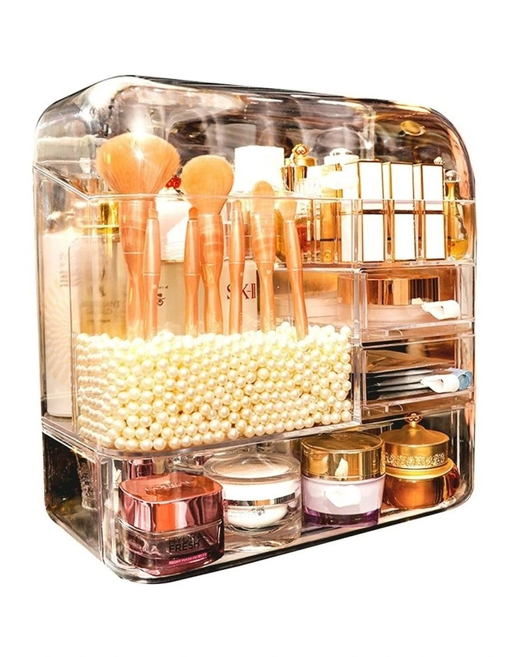 Cosmetic Storage Box in Clear image 1