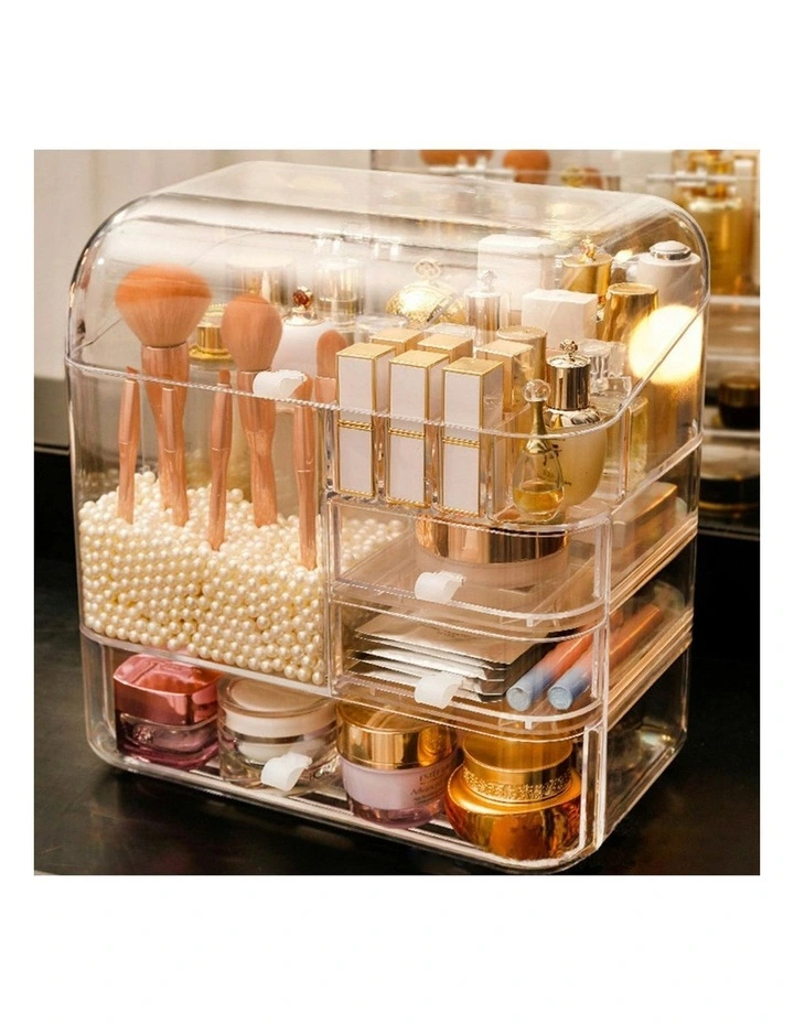 Cosmetic Storage Box in Clear image 2