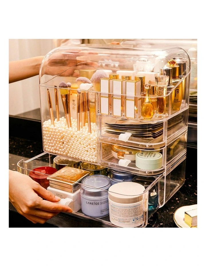 Cosmetic Storage Box in Clear image 5