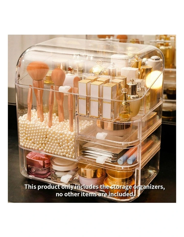 Cosmetic Storage Box in Clear image 6