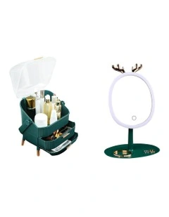 Cosmetic Jewelry Storage Organiser in Green