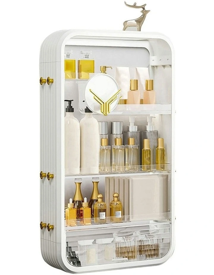 Multi Tier Cosmetic Storage in White image 1