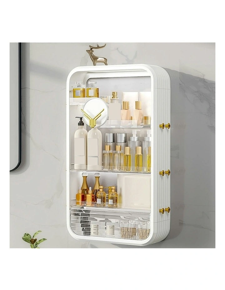 Multi Tier Cosmetic Storage in White image 4