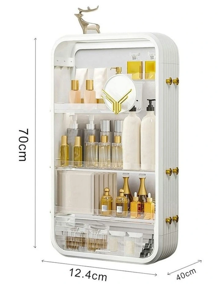 Multi Tier Cosmetic Storage in White image 6