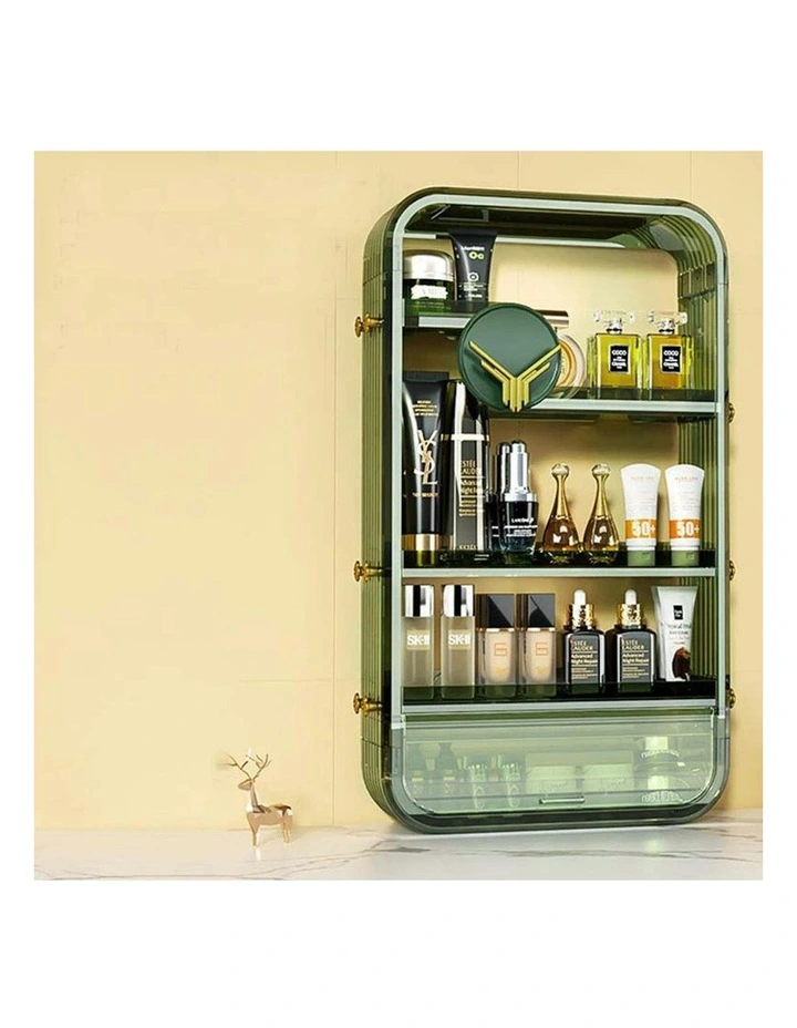 Multi Tier Cosmetic Storage in Green image 4