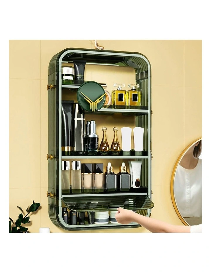 Multi Tier Cosmetic Storage in Green image 6