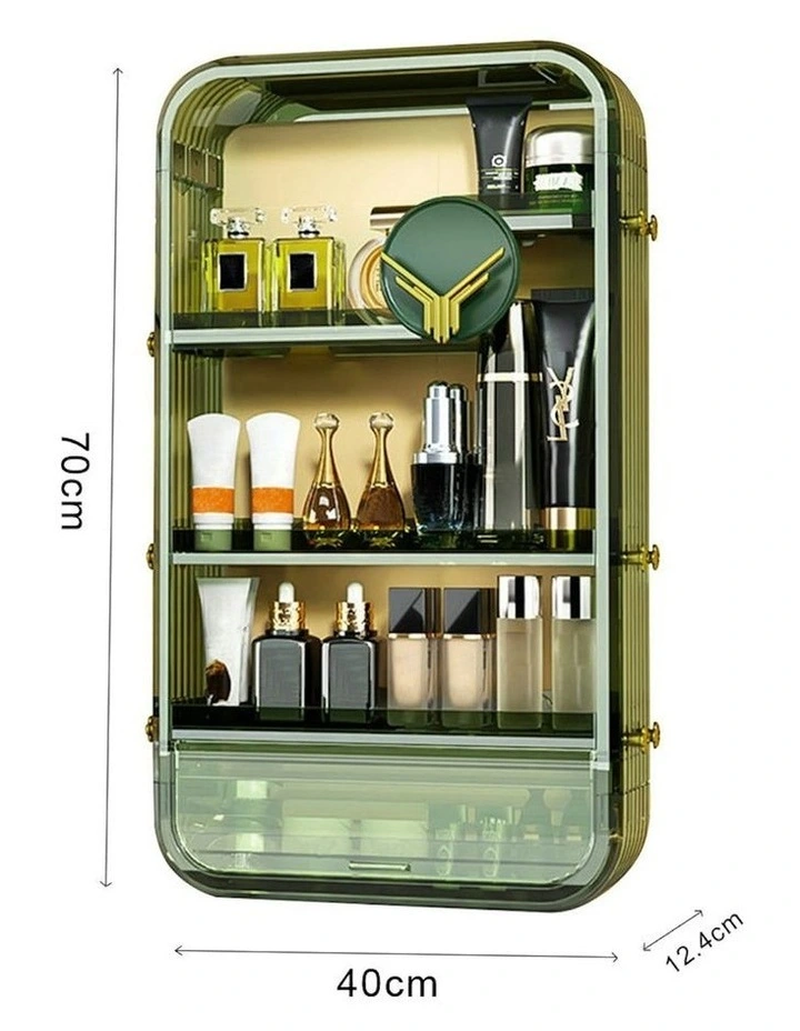 Multi Tier Cosmetic Storage in Green image 7