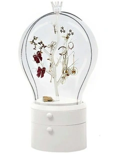 360 2 Layered Jewelry Storage Box in White