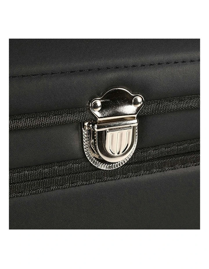 Leather Car Boot Organizer Box With Lock 56cm in Black image 3