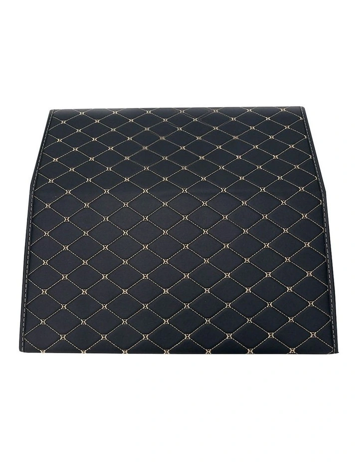 Leather Car Boot Organizer Box Small in Black image 5