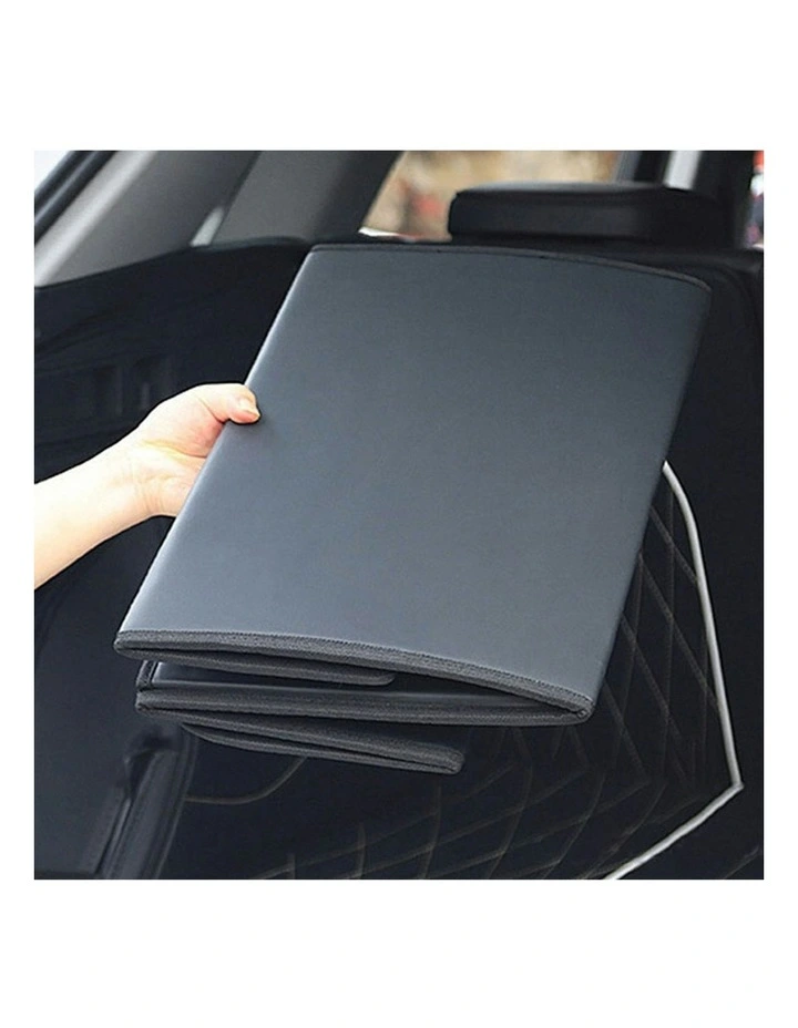 Leather Car Boot Organizer Box Large in Black image 2