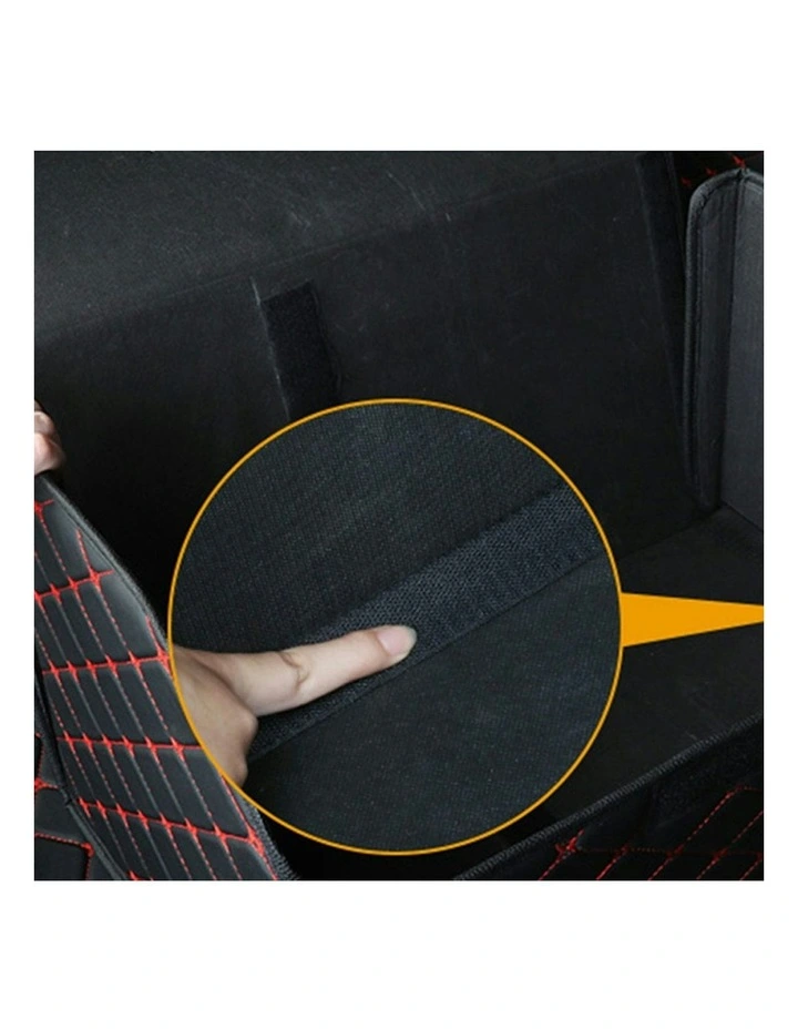 Leather Car Boot Organizer Box Small in Black image 4