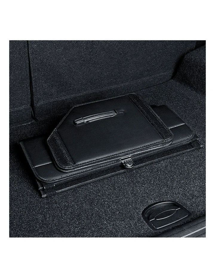 Car Boot Organizer Box With Lock Large in Black image 6