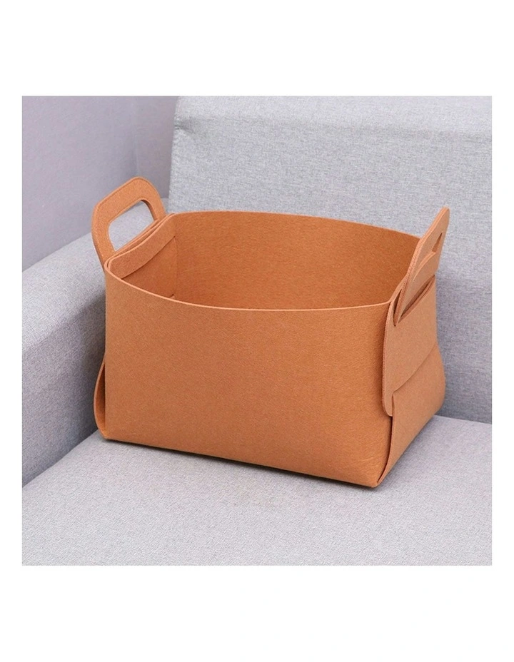 Medium Size Foldable Storage Bag in Coffee image 5