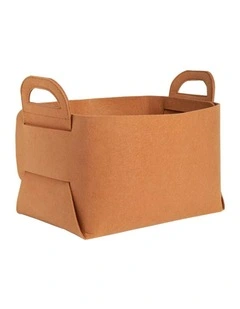 Small Size Foldable Storage Bag in Coffee