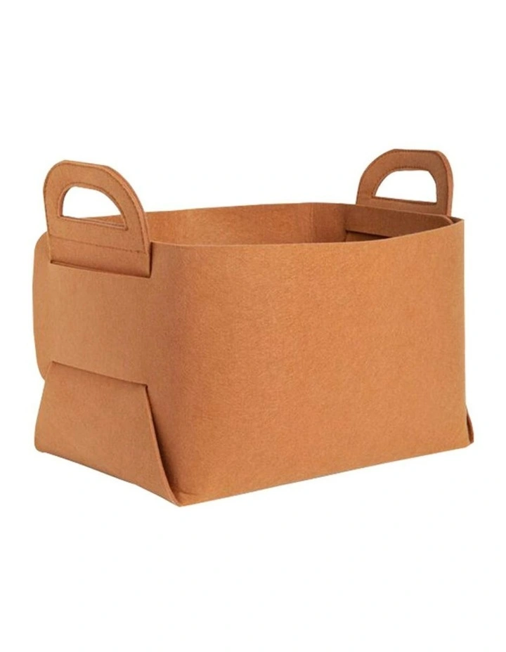 Small Size Foldable Storage Bag in Coffee image 1