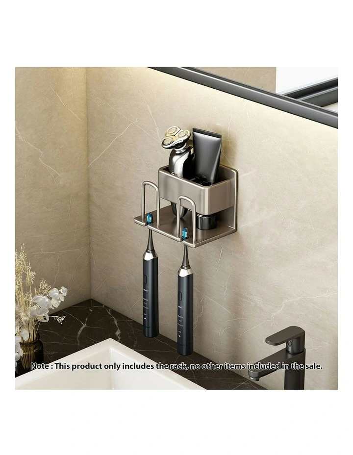 Bathroom Storage Rack 15cm in Grey image 2