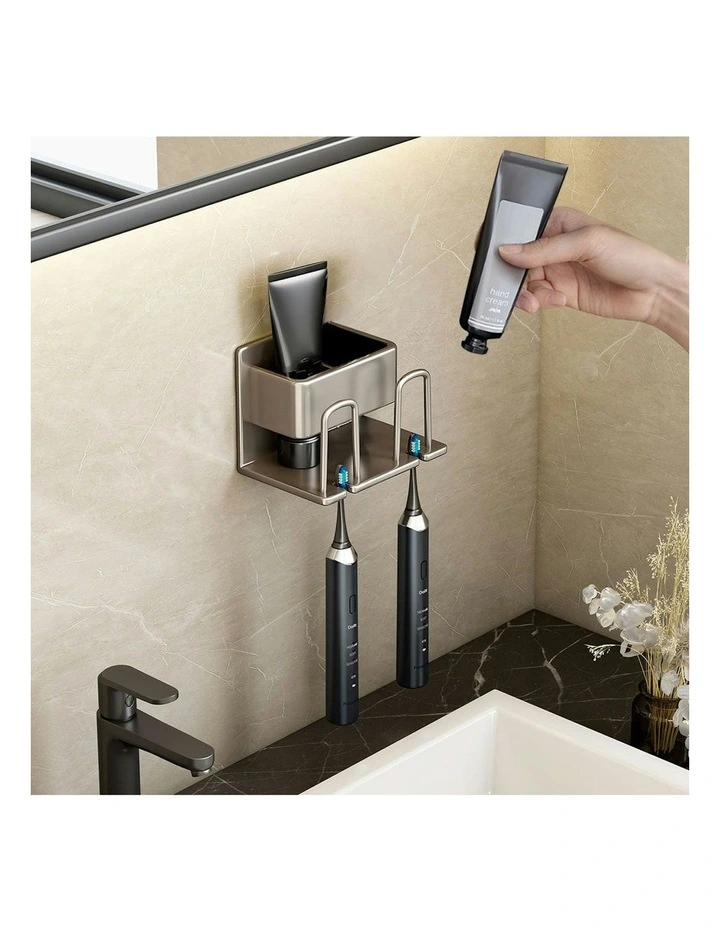 Bathroom Storage Rack 15cm in Grey image 6