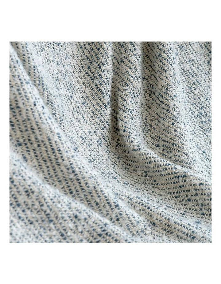 Tassel Throw Blanket 160x200cm in Light Gray image 7