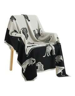 Animal Print Throw Blanket 130x180cm in Multi
