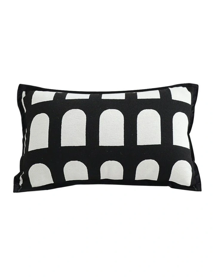 Contemporary Geometric Pattern Throw Pillow 30cm in Multi image 1