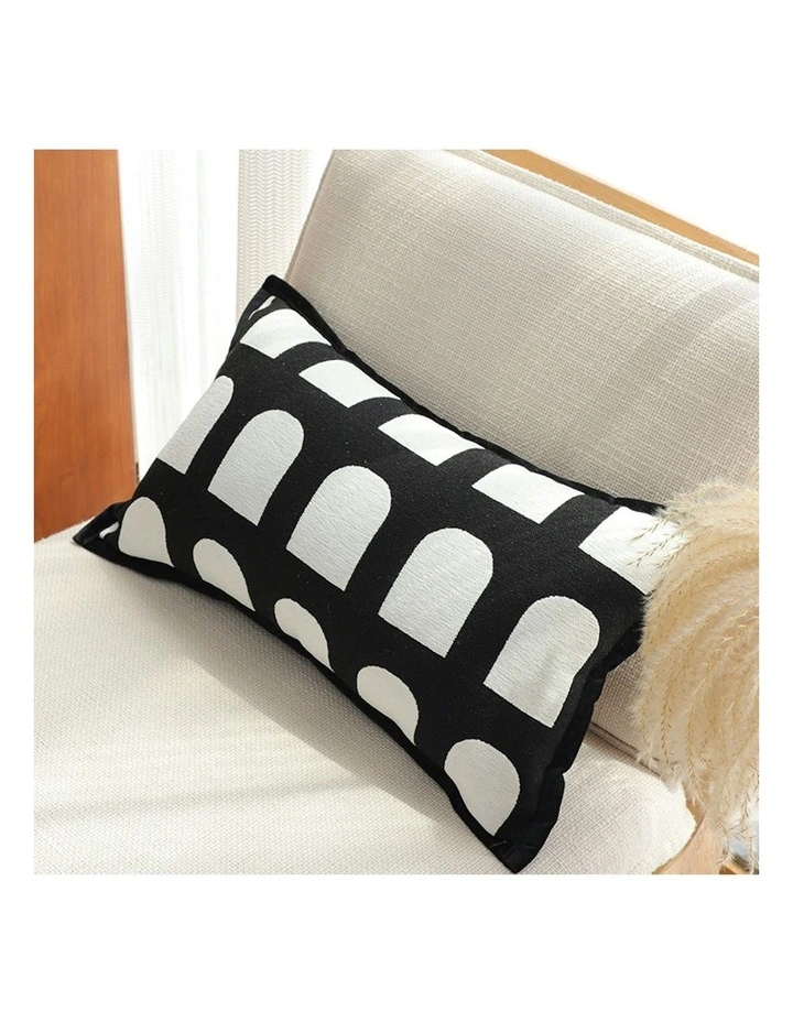 Contemporary Geometric Pattern Throw Pillow 30cm in Multi image 4