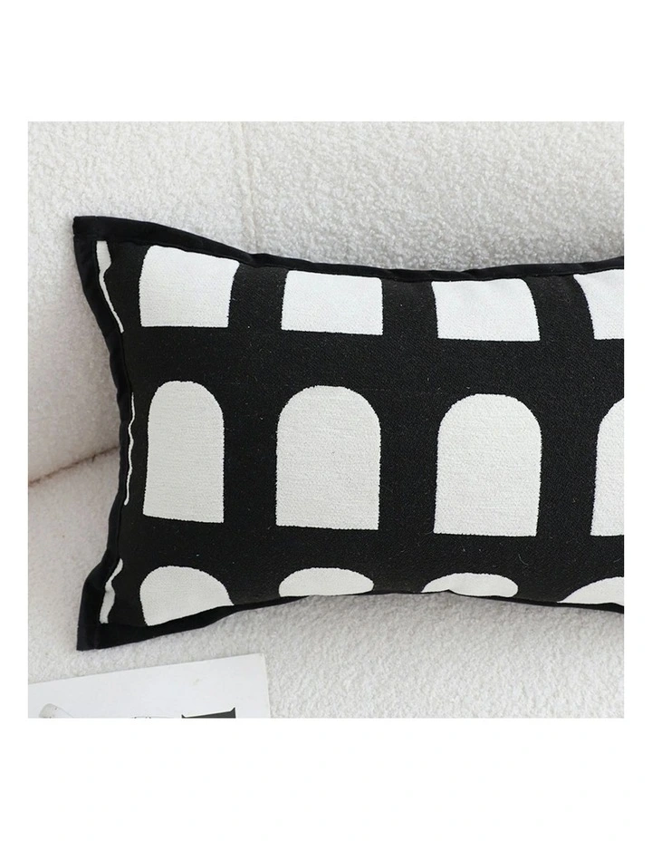 Contemporary Geometric Pattern Throw Pillow 30cm in Multi image 7