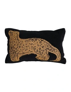 Modern Leopard Pattern Throw Pillow 30cm in Grey