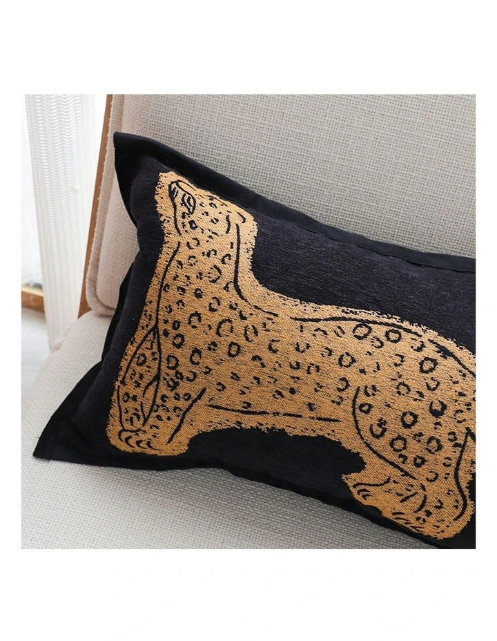 Modern Leopard Pattern Throw Pillow 30cm in Grey image 6