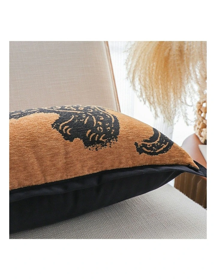 Stylish Leopard Pattern Throw Pillow 30cm in Yellow image 6