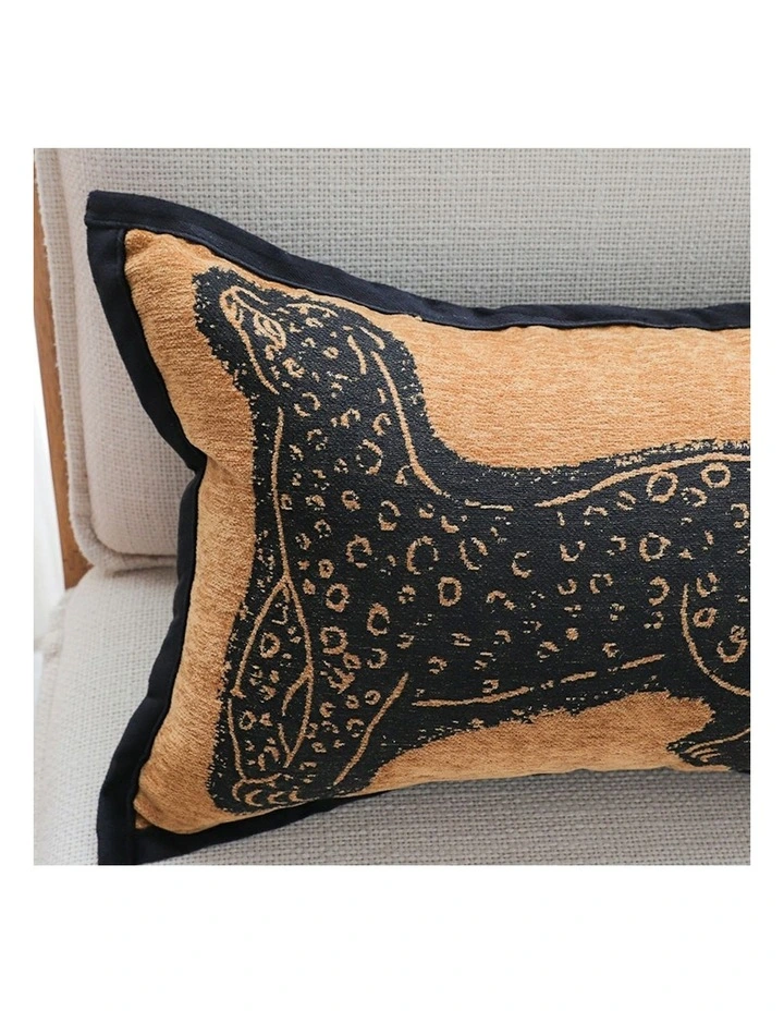 Stylish Leopard Pattern Throw Pillow 30cm in Yellow image 7