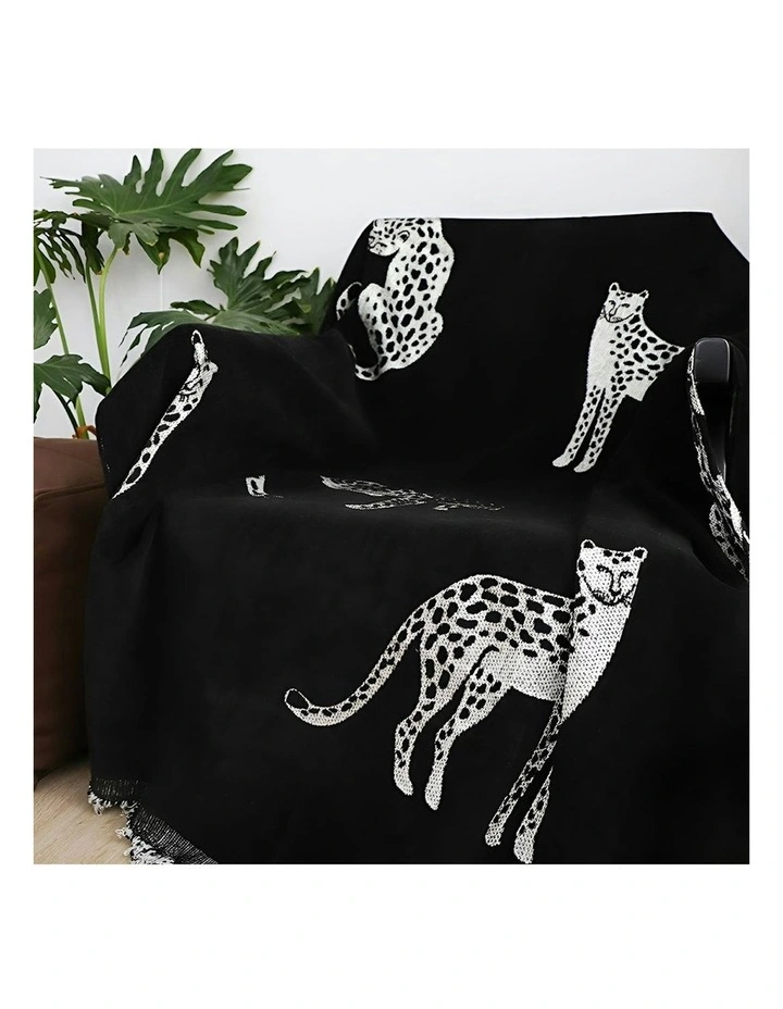 One-Seater Sofa Cover 130x180cm in Black image 6