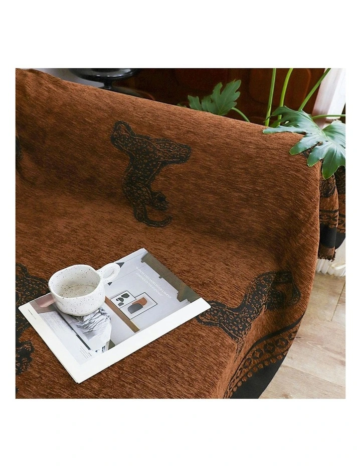 Two-Seater Sofa Cover 180x260cm in Brown image 7