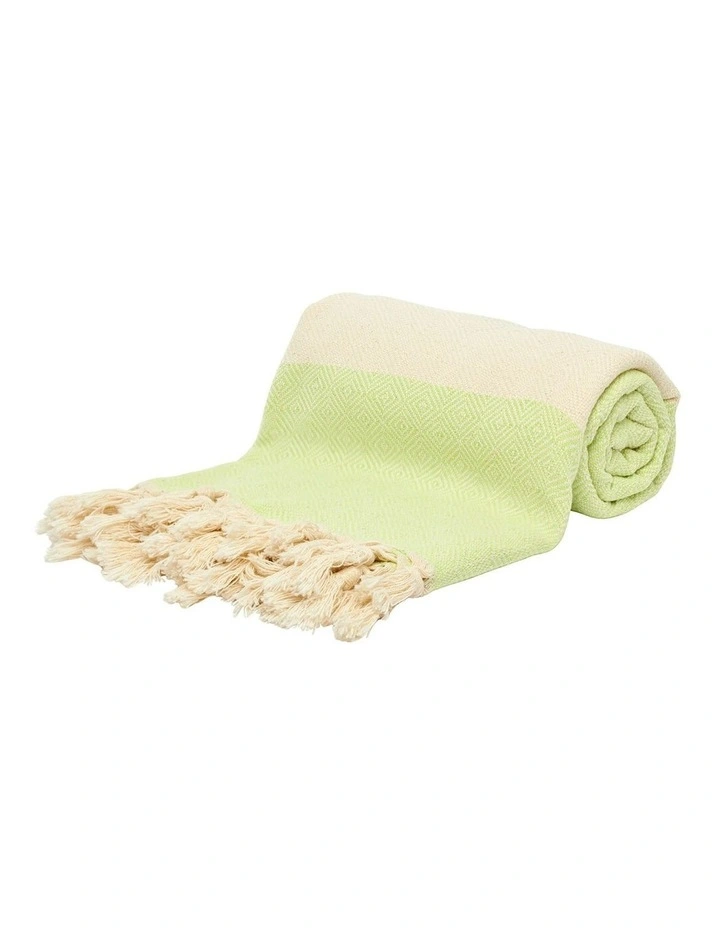 Turkish Towel in Neon Green image 1