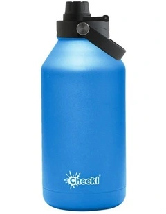 Insulated Big Reusable Water Bottle 2L in Blue