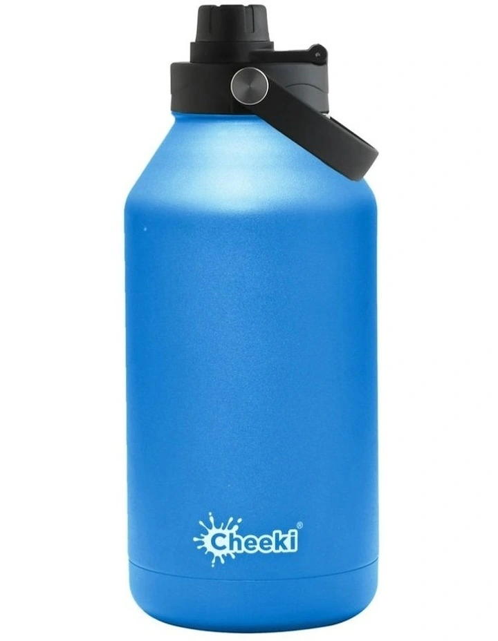 Insulated Big Reusable Water Bottle 2L in Blue image 1