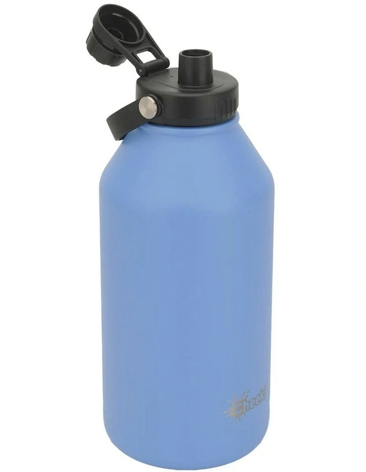 Insulated Big Reusable Water Bottle 2L in Blue image 3