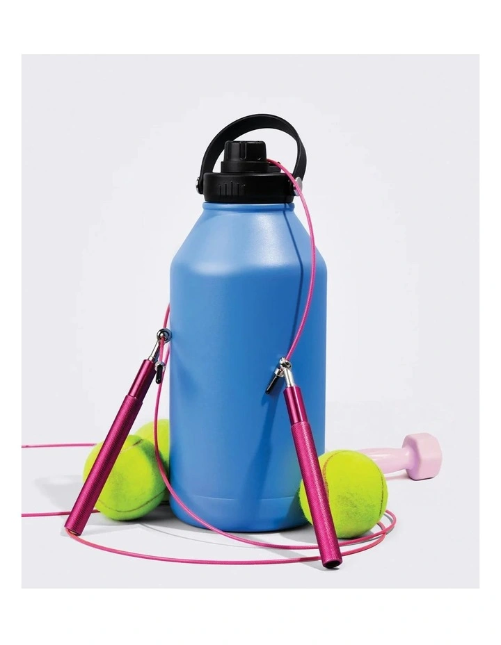 Insulated Big Reusable Water Bottle 2L in Blue image 6