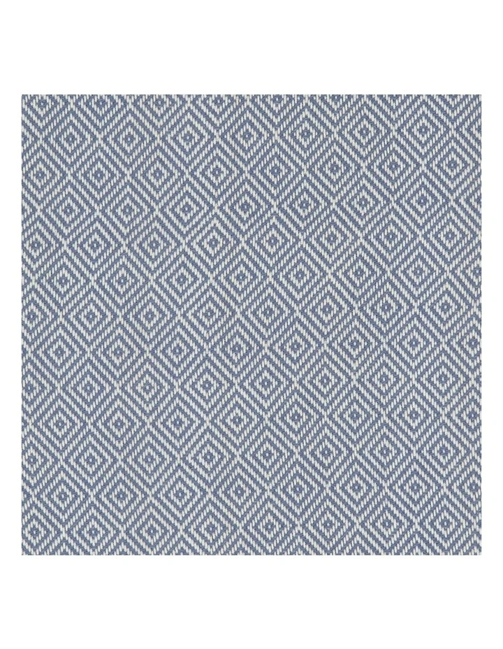 Petroleum Turkish Towel in White/Grey image 4