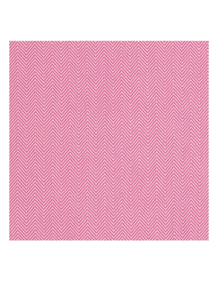 Zigzag Turkish Towel in Pink/White image 4